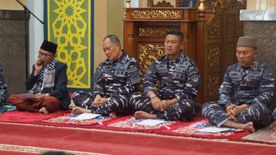 DANLANTAMAL III JAKARTA HADIRI DOA BERSAMA JELANG HUT KE-78 TNI AL TAHUN 2023