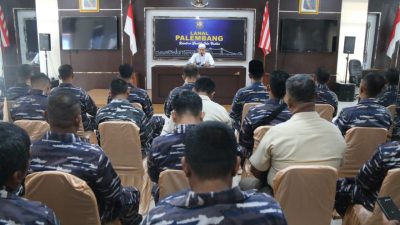 Lanal Palembang Gelar Dzikir dan Doa Bersama Dalam Menyambut HUT Ke-78 TNI AL Tahun 2023